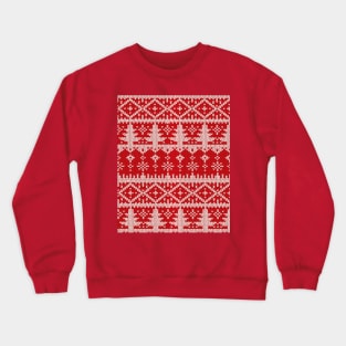 Beautiful Sweater Pattern, Perfect For Christmas And New Years', As Well As For A Party. Crewneck Sweatshirt